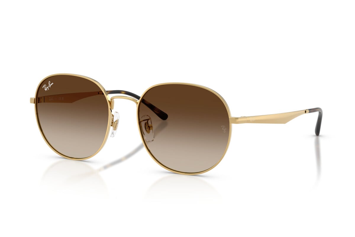 OCCHIALE DA SOLE UNISEX RAY-BAN RB 3727D - 001/13 ARISTA GOLD - TAGLIA 57