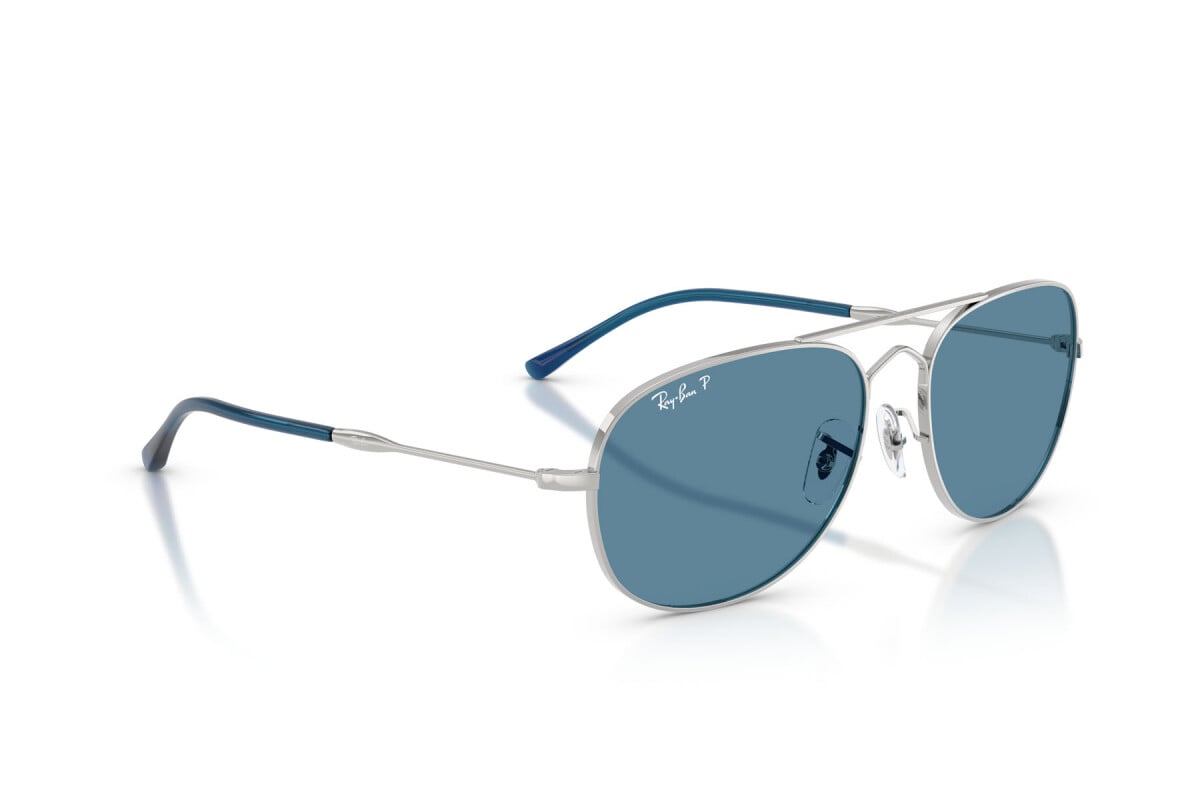 OCCHIALE DA SOLE UNISEX RAY-BAN RB 3735 - BAIN BRIDGE 003/S2 ARGENTO - TAGLIA 60