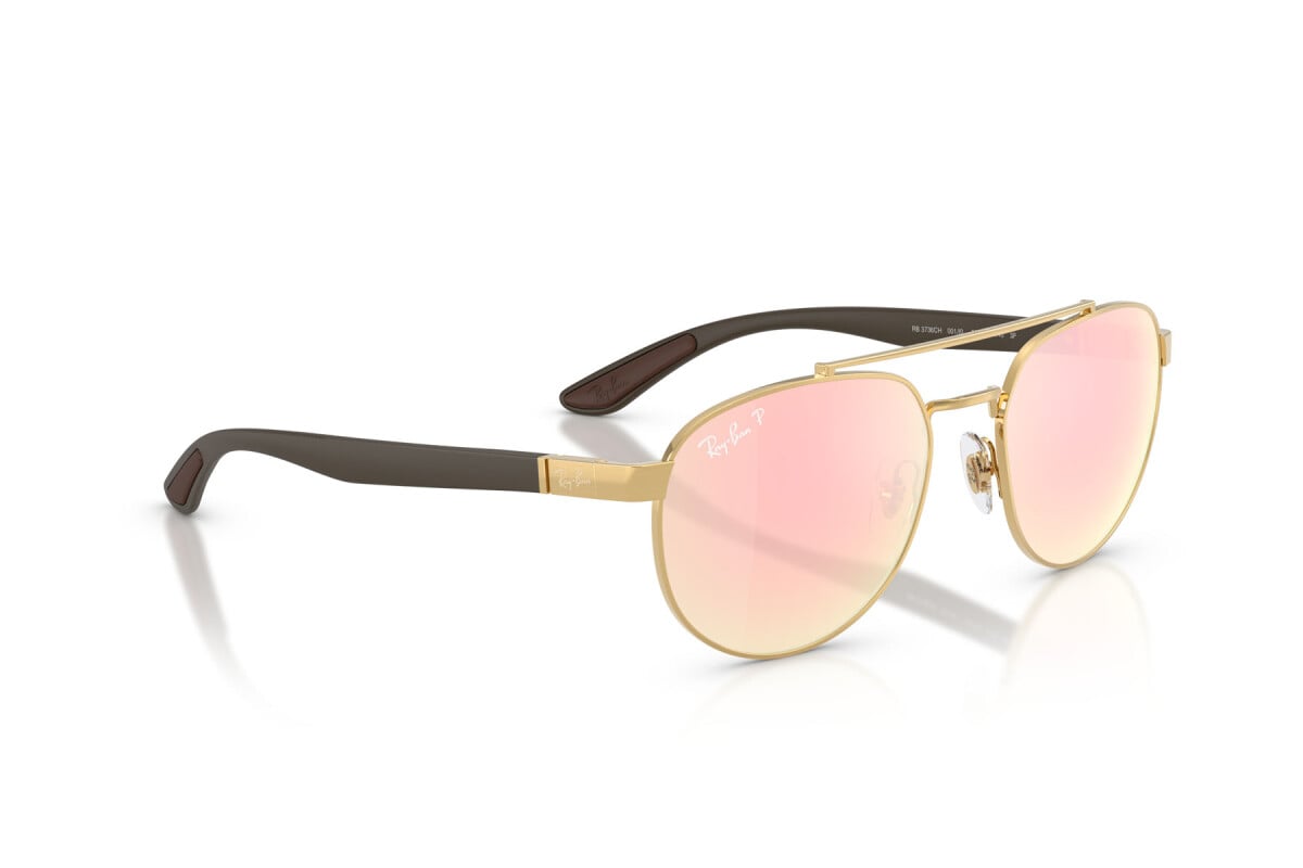 OCCHIALE DA SOLE UNISEX RAY-BAN RB 3736CH - 001/I0 ARISTA GOLD - TAGLIA 56