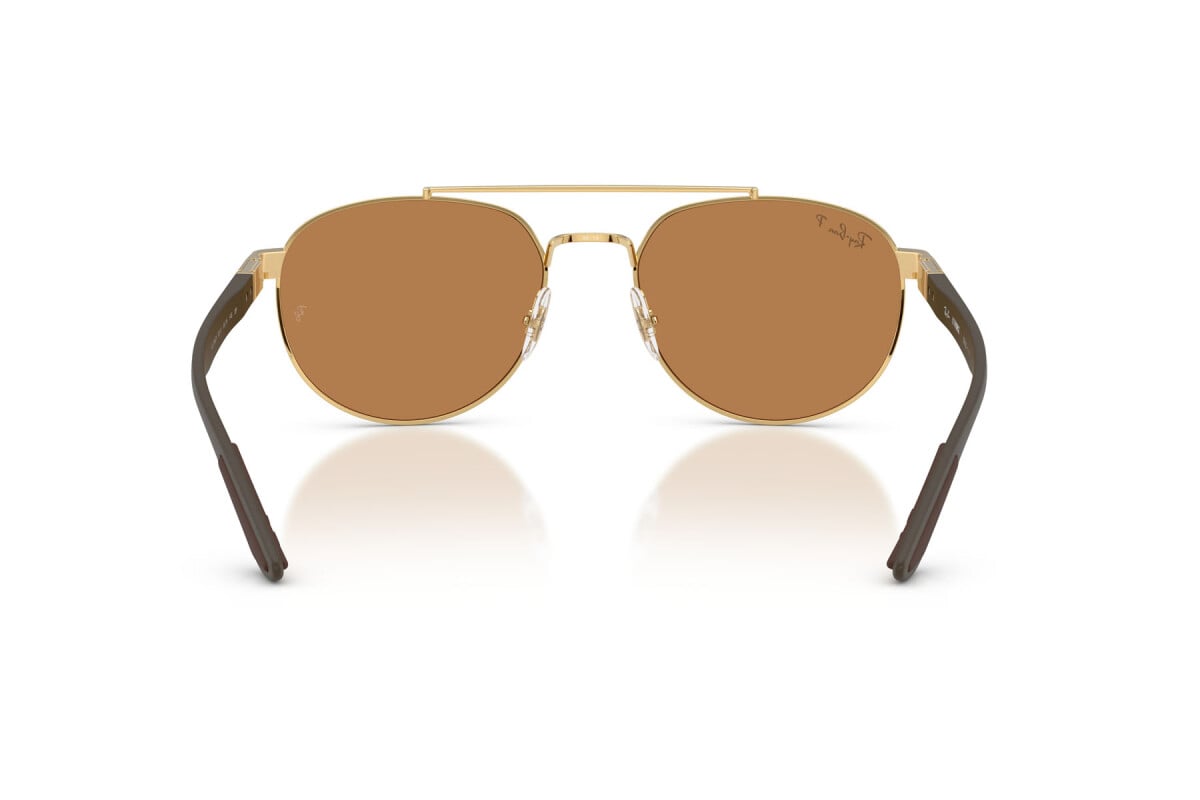 OCCHIALE DA SOLE UNISEX RAY-BAN RB 3736CH - 001/I0 ARISTA GOLD - TAGLIA 56