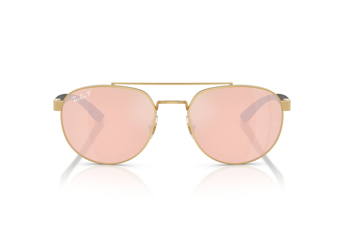 OCCHIALE DA SOLE UNISEX RAY-BAN RB 3736CH - 001/I0 ARISTA GOLD - TAGLIA 56