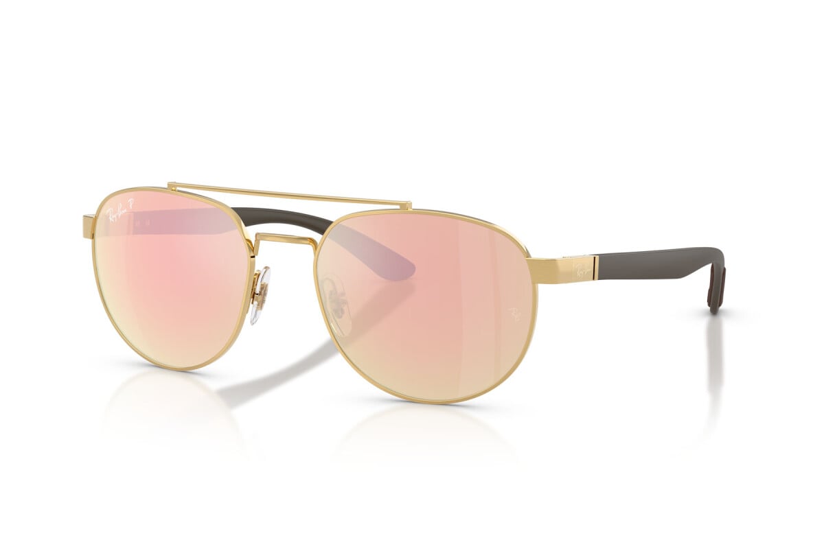 OCCHIALE DA SOLE UNISEX RAY-BAN RB 3736CH - 001/I0 ARISTA GOLD - TAGLIA 56