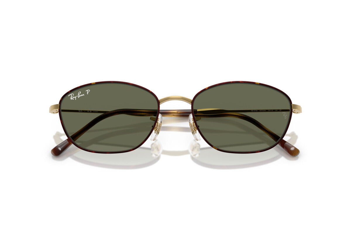 OCCHIALE DA SOLE DONNA RAY-BAN RB 3749 - 927358 AVANA SU ORO - TAGLIA 58