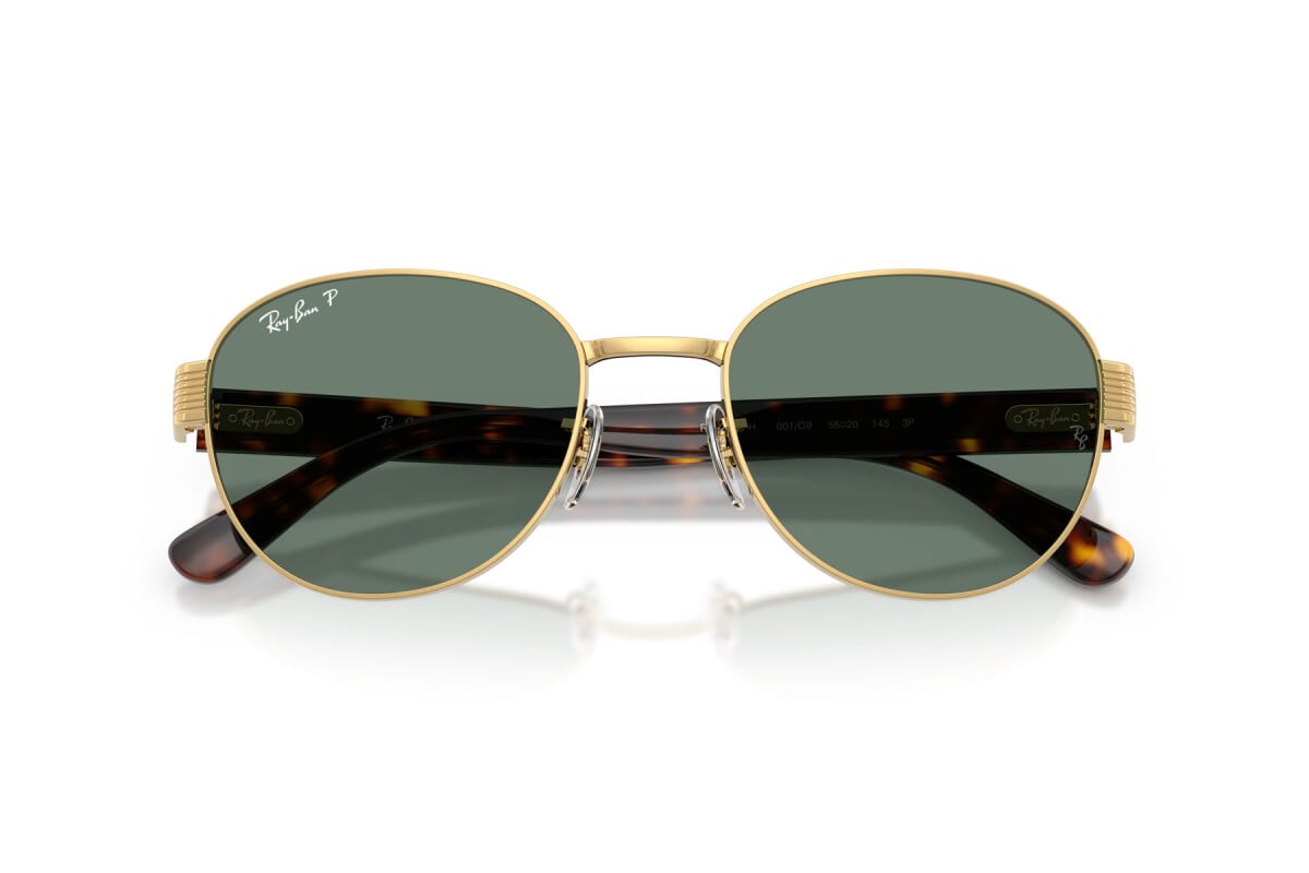 OCCHIALE DA SOLE UNISEX RAY-BAN RB 3766CH - 001/O9 ARISTA GOLD - TAGLIA 54
