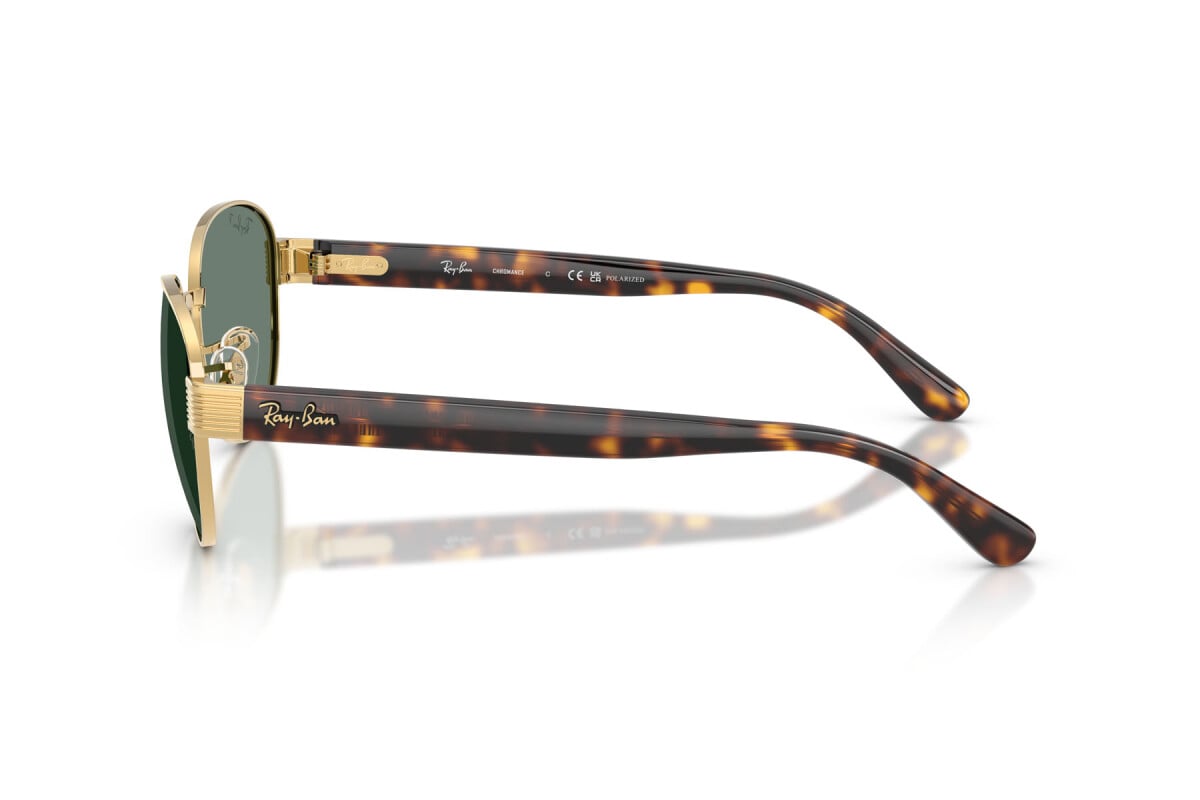 OCCHIALE DA SOLE UNISEX RAY-BAN RB 3766CH - 001/O9 ARISTA GOLD - TAGLIA 54