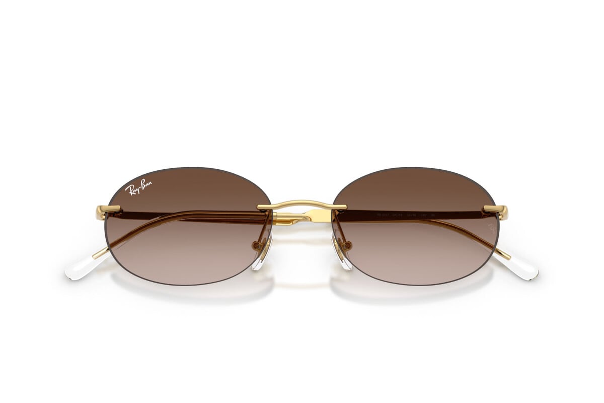 OCCHIALE DA SOLE UNISEX RAY-BAN RB 3767 - 001/13 ARISTA GOLD - TAGLIA 54