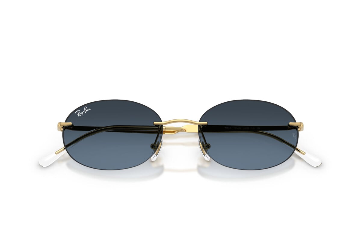OCCHIALE DA SOLE UNISEX RAY-BAN RB 3767 - 001/4C ARISTA GOLD - TAGLIA 54
