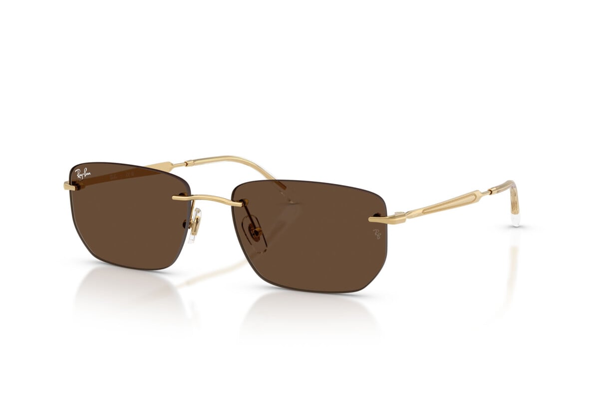 OCCHIALE DA SOLE UNISEX RAY-BAN RB 3768 - 001/73 ARISTA GOLD - TAGLIA 56