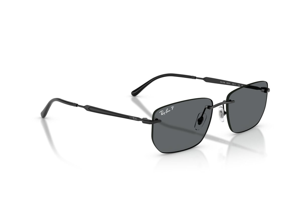 OCCHIALE DA SOLE UNISEX RAY-BAN RB 3768 - 002/81 NERO - TAGLIA 56