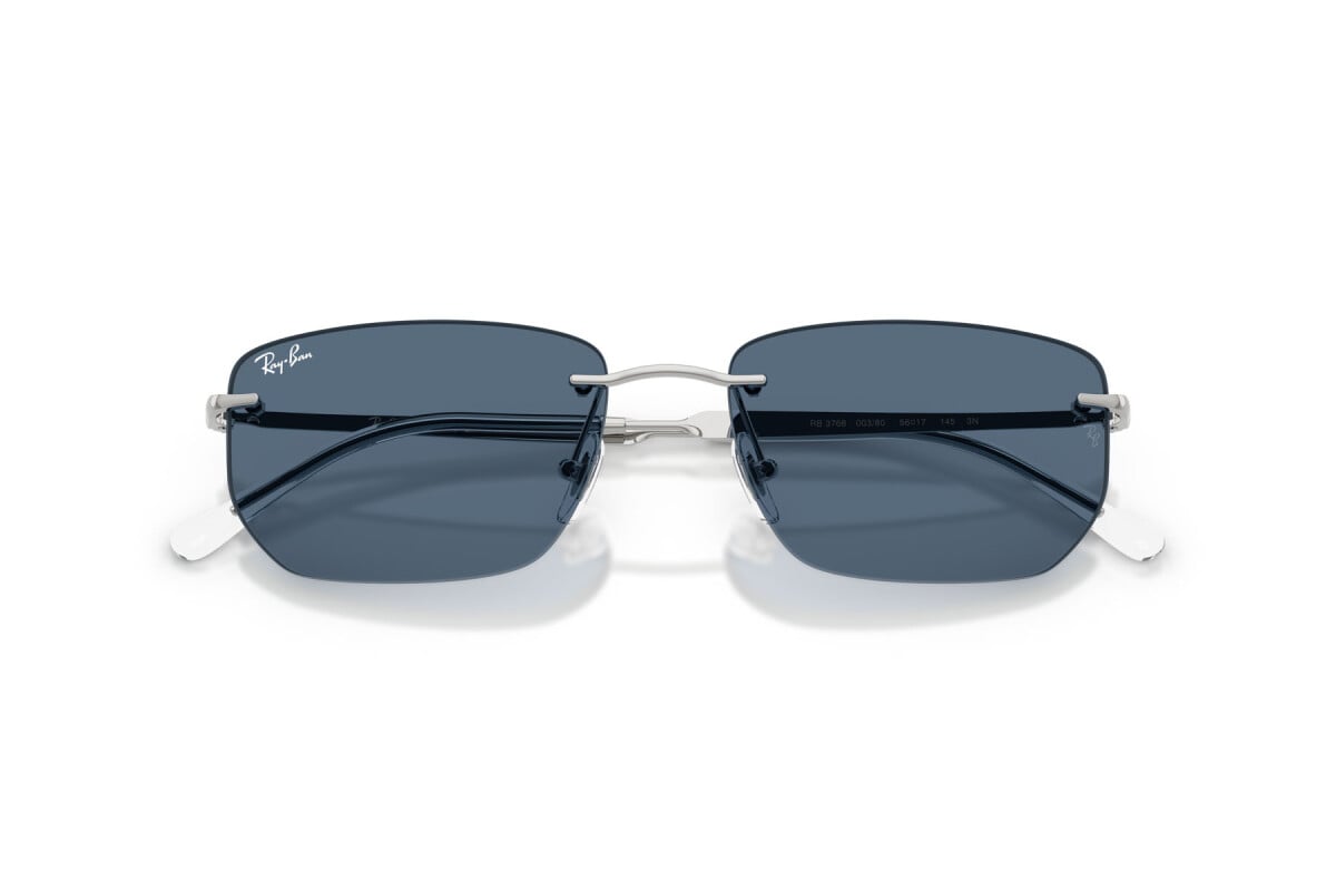 OCCHIALE DA SOLE UNISEX RAY-BAN RB 3768 - 003/80 ARGENTO - TAGLIA 56