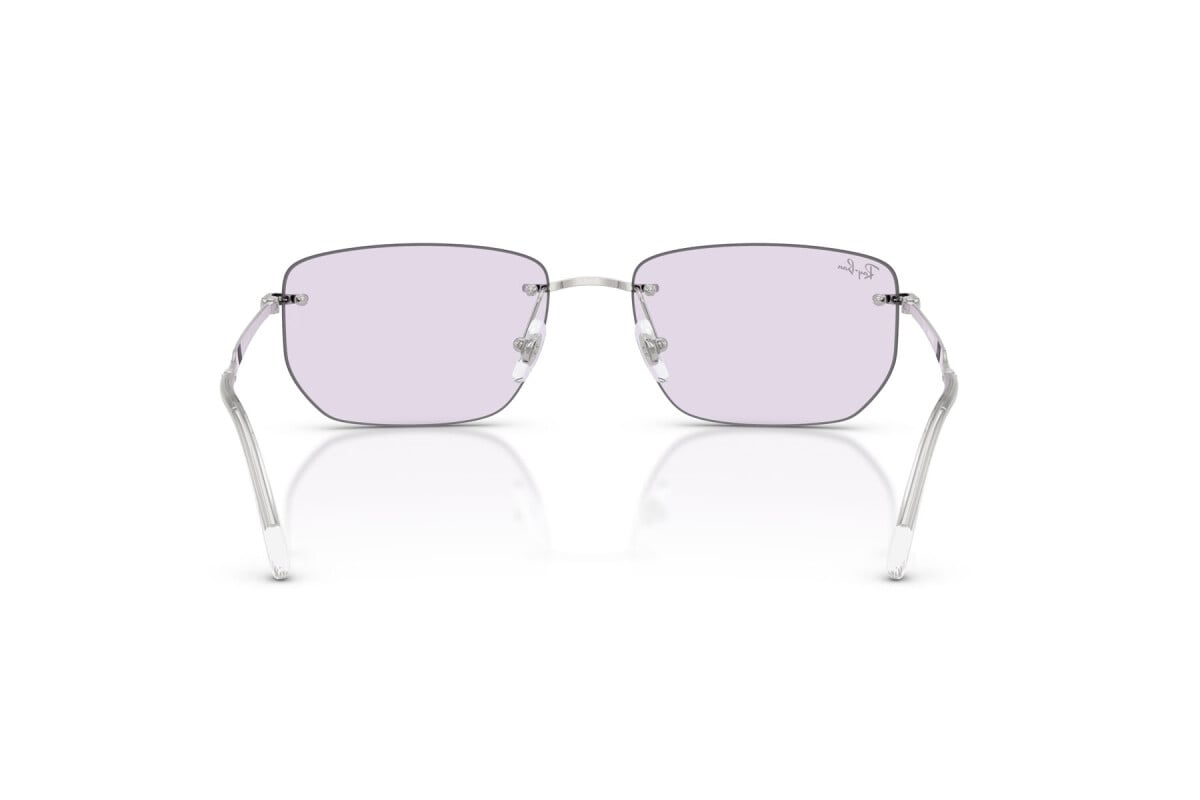 OCCHIALE DA SOLE UNISEX RAY-BAN RB 3768 - 003/MH ARGENTO - TAGLIA 56