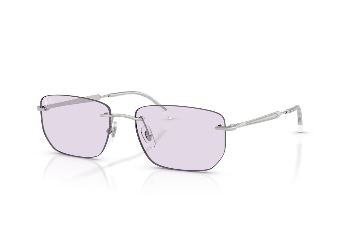 OCCHIALE DA SOLE UNISEX RAY-BAN RB 3768 - 003/MH ARGENTO - TAGLIA 56