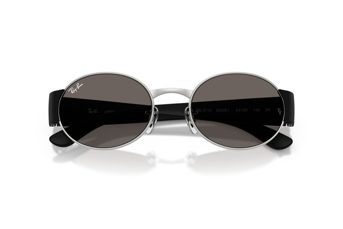 OCCHIALE DA SOLE UNISEX RAY-BAN RB 3770 - 003/B1 ARGENTO - TAGLIA 54