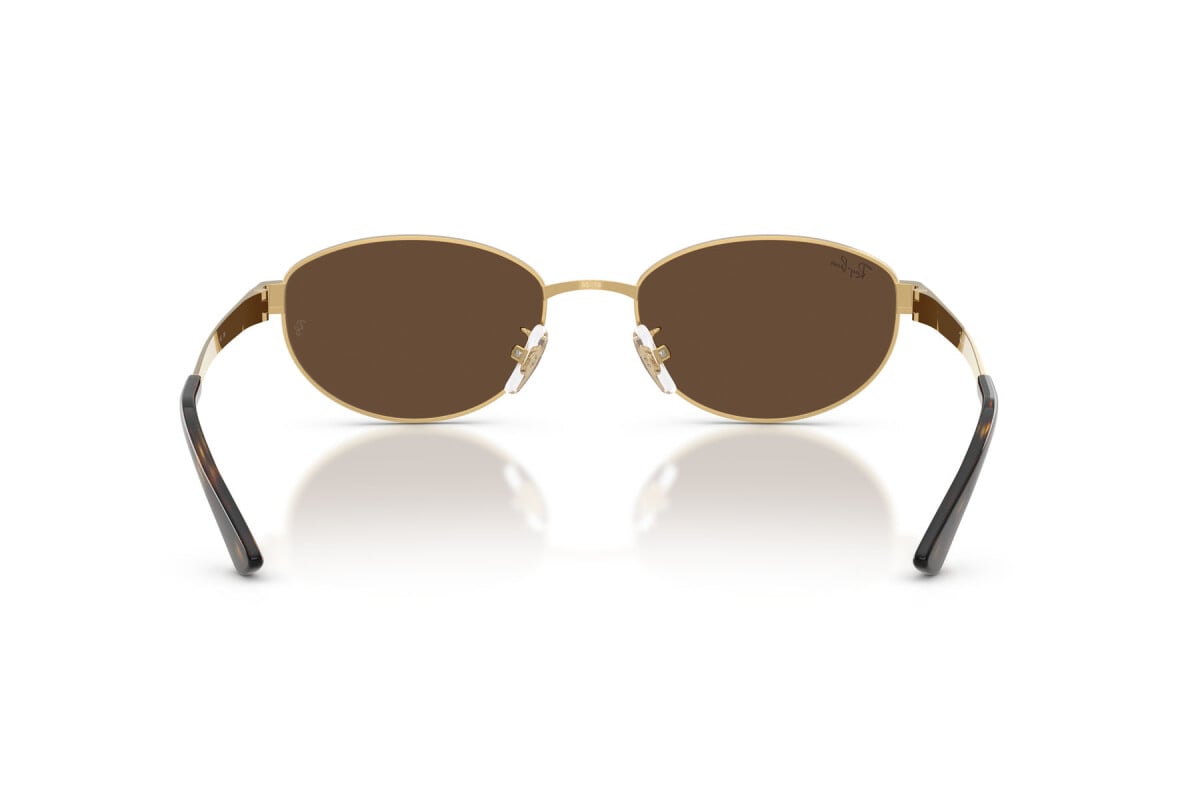 OCCHIALE DA SOLE UNISEX RAY-BAN RB 3774D - 001/73 ARISTA GOLD - TAGLIA 55