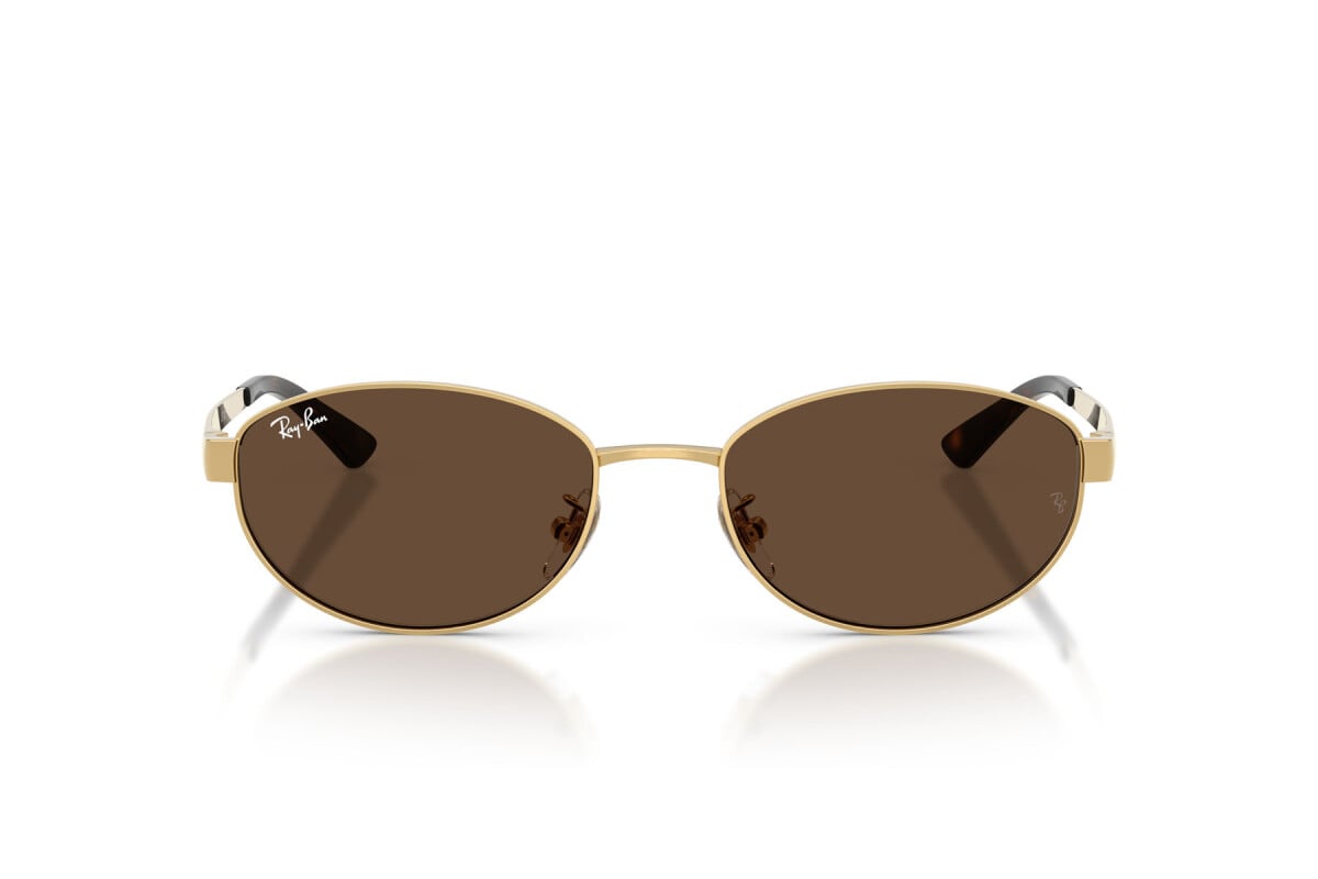 OCCHIALE DA SOLE UNISEX RAY-BAN RB 3774D - 001/73 ARISTA GOLD - TAGLIA 55