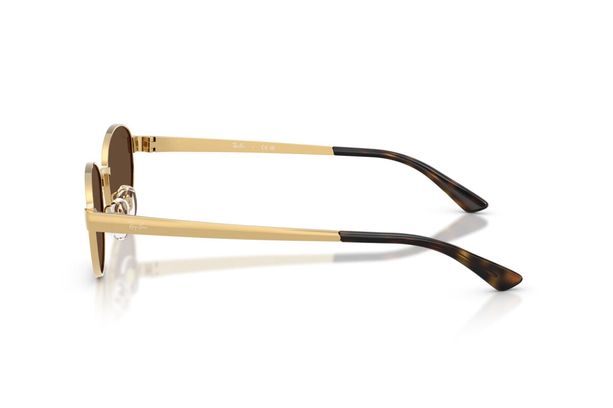 OCCHIALE DA SOLE UNISEX RAY-BAN RB 3774D - 001/73 ARISTA GOLD - TAGLIA 55