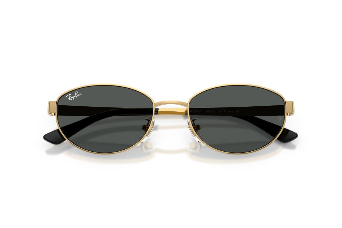 OCCHIALE DA SOLE UNISEX RAY-BAN RB 3774D - 001/87 ARISTA GOLD - TAGLIA 55