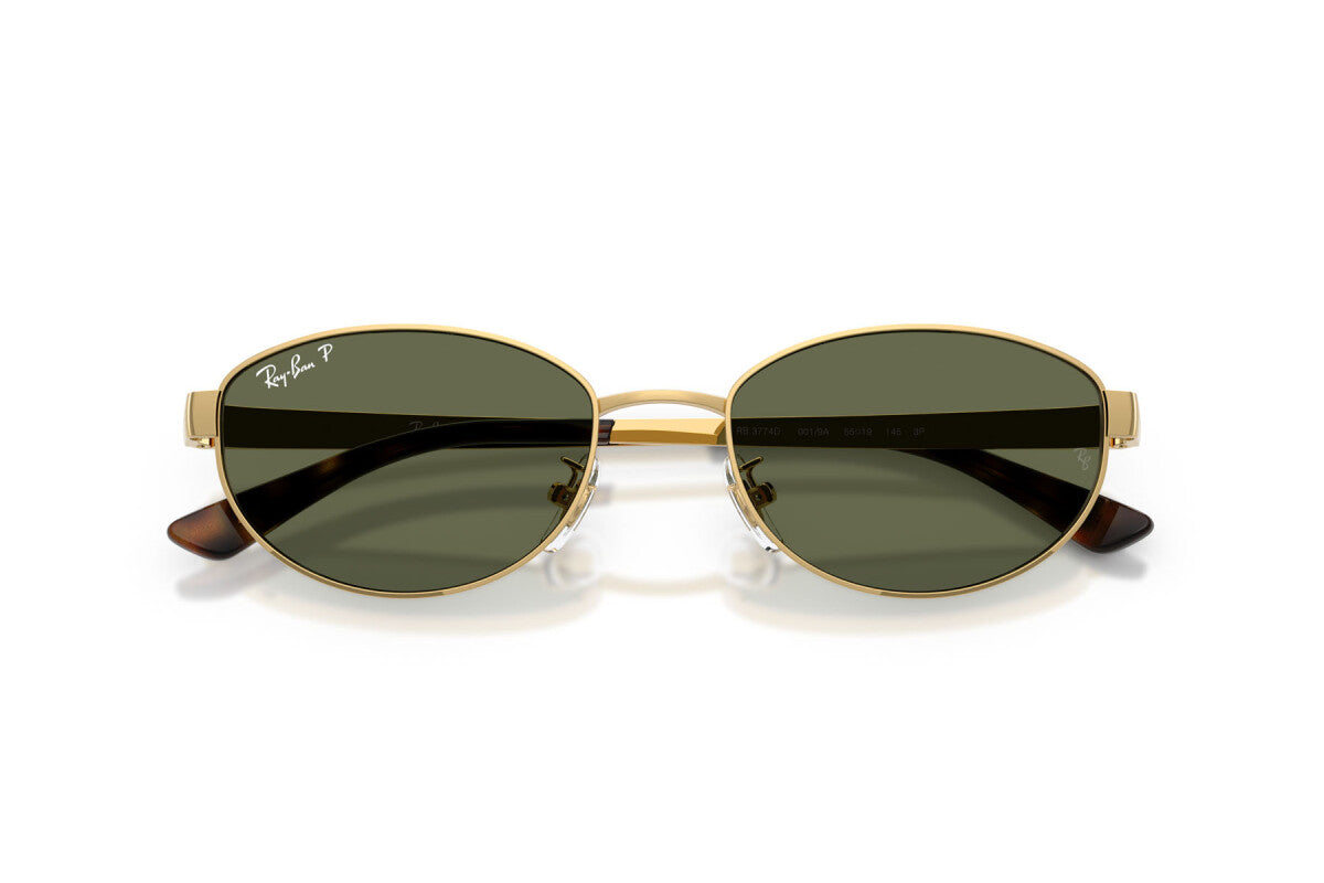 OCCHIALE DA SOLE UNISEX RAY-BAN RB 3774D - 001/9A ARISTA GOLD - TAGLIA 55
