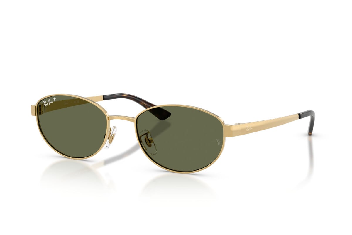 OCCHIALE DA SOLE UNISEX RAY-BAN RB 3774D - 001/9A ARISTA GOLD - TAGLIA 55