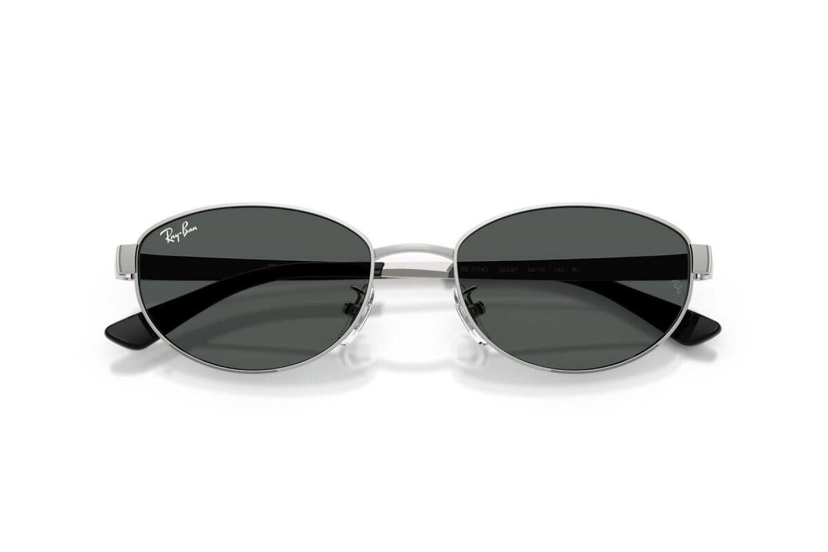 OCCHIALE DA SOLE UNISEX RAY-BAN RB 3774D - 003/87 ARGENTO - TAGLIA 55