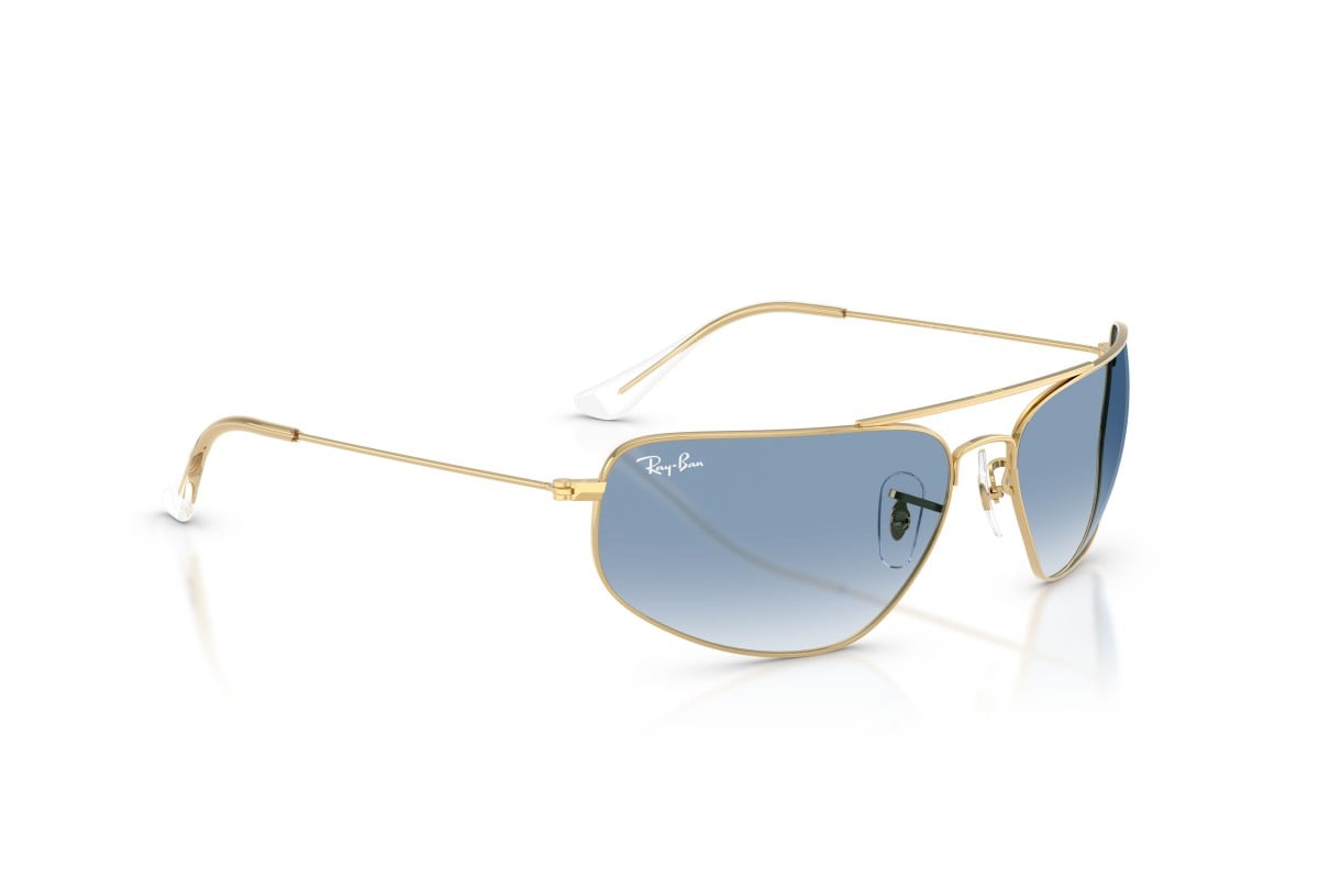 OCCHIALE DA SOLE UNISEX | RAY-BAN RB 3780 - 001/3F ARISTA GOLD - CALIBRO 63