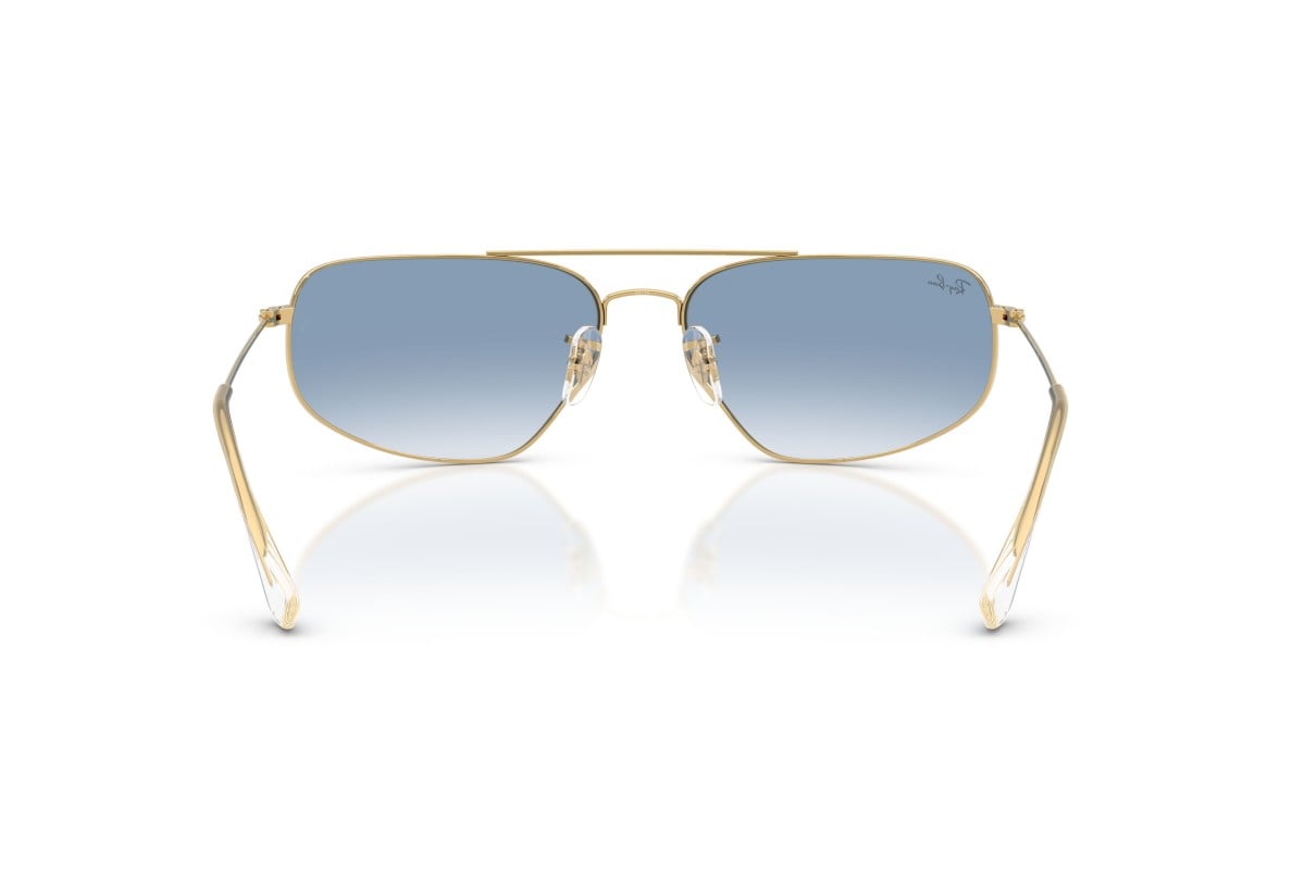 OCCHIALE DA SOLE UNISEX | RAY-BAN RB 3780 - 001/3F ARISTA GOLD - CALIBRO 63