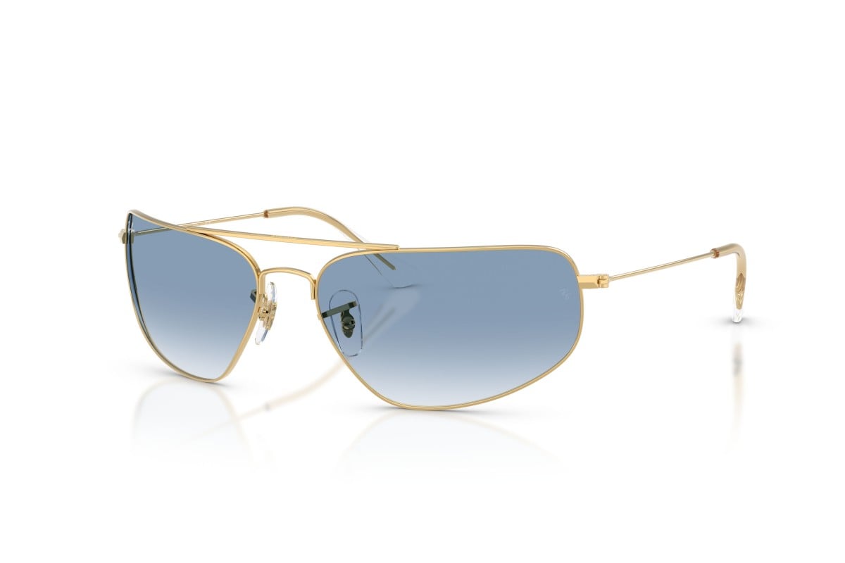 OCCHIALE DA SOLE UNISEX | RAY-BAN RB 3780 - 001/3F ARISTA GOLD - CALIBRO 63