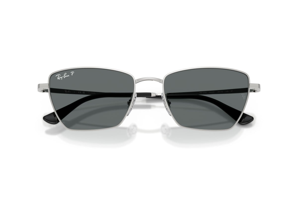 OCCHIALE DA SOLE UNISEX | RAY-BAN RB 3783 - 003/81 ARGENTO - CALIBRO 56