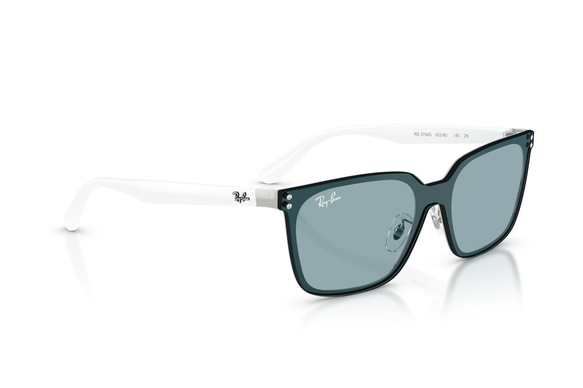 OCCHIALE DA SOLE UNISEX | RAY-BAN RB 3784D - 003/80 ARGENTO - CALIBRO 45
