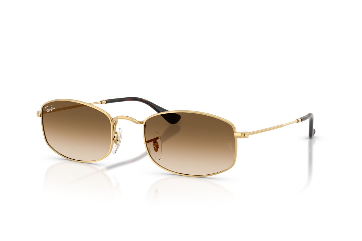 OCCHIALE DA SOLE UNISEX RAY-BAN RB 3832 - 001/51 ARISTA GOLD - TAGLIA 55