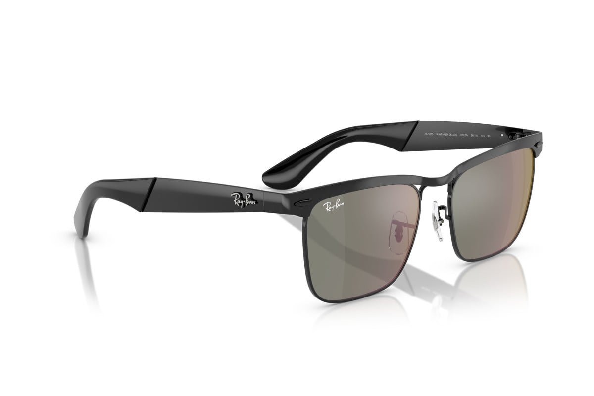 OCCHIALE DA SOLE UNISEX | RAY-BAN RB 3875 - WAYFARER DELUXE 002/39 NERO - CALIBRO 53