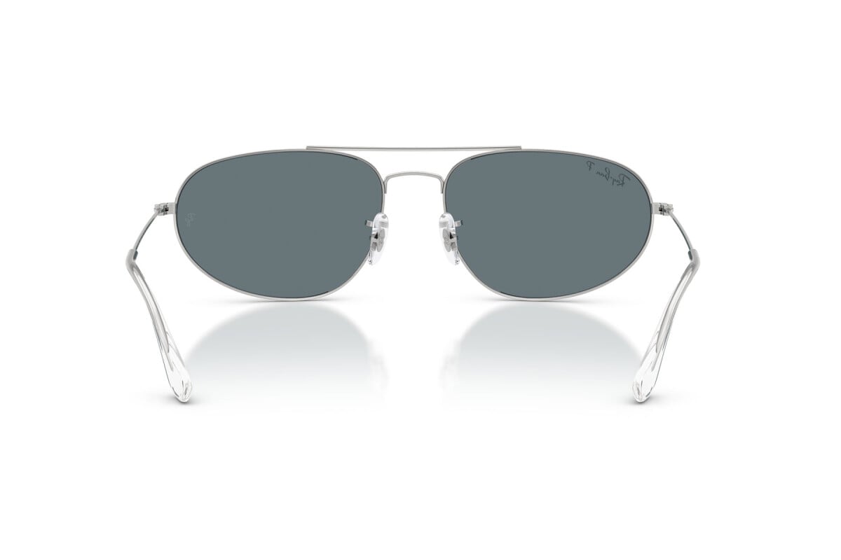OCCHIALE DA SOLE UNISEX RAY-BAN RB 3945 - 003/3R ARGENTO - TAGLIA 62
