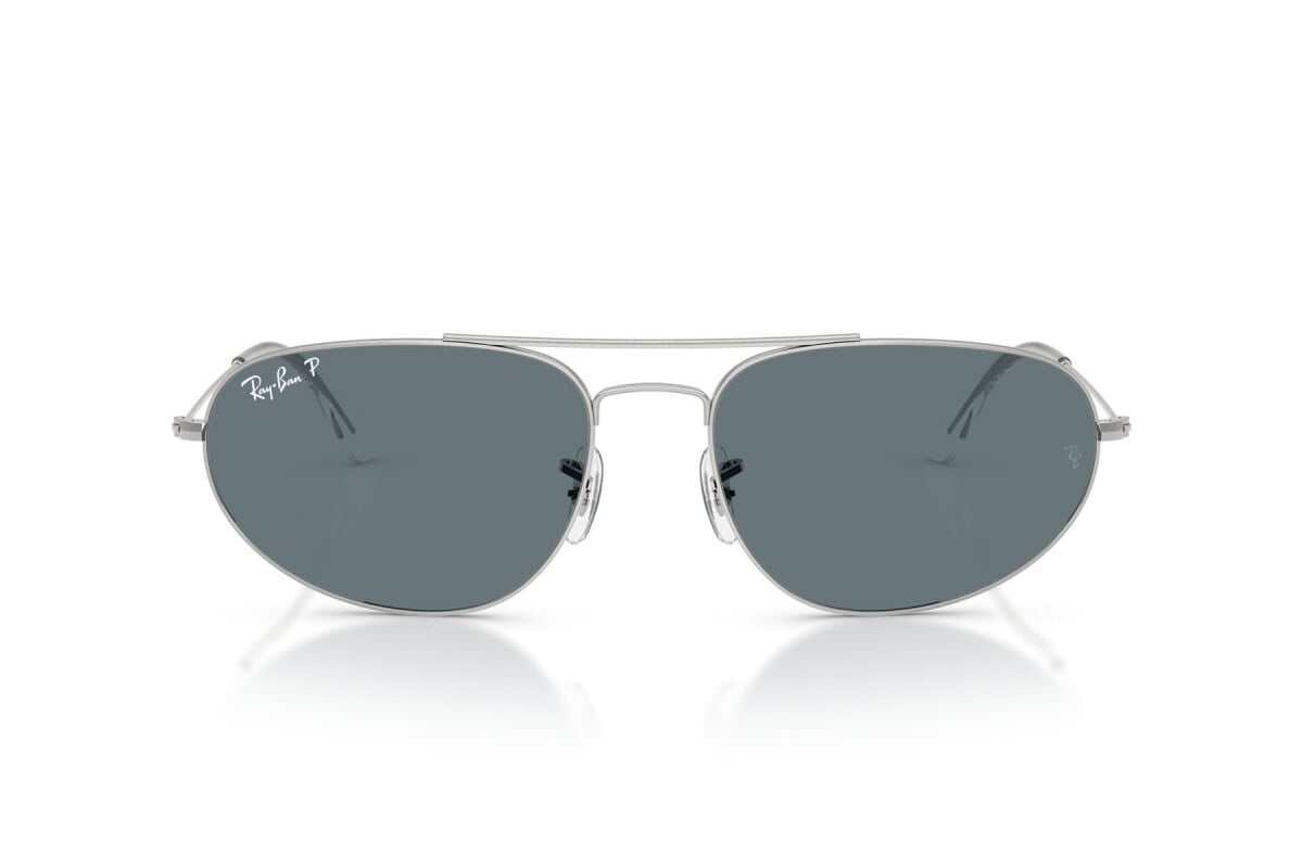 OCCHIALE DA SOLE UNISEX RAY-BAN RB 3945 - 003/3R ARGENTO - TAGLIA 62