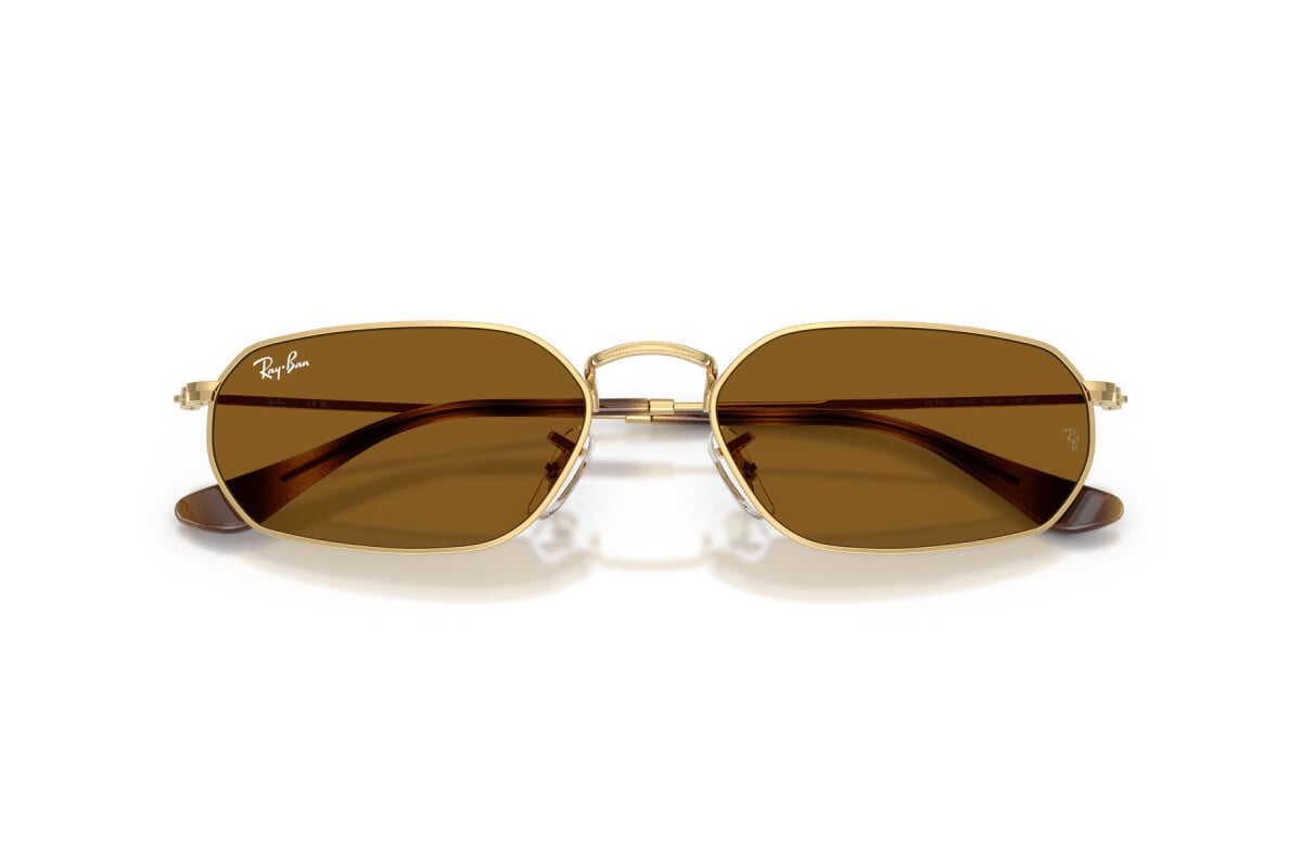OCCHIALE DA SOLE UNISEX RAY-BAN RB 3947 - 001/33 ARISTA GOLD - TAGLIA 57