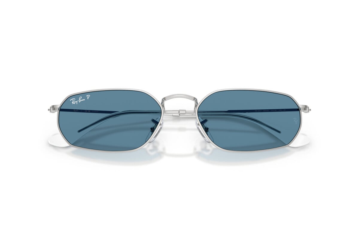 OCCHIALE DA SOLE UNISEX RAY-BAN RB 3947 - 003/S2 ARGENTO - TAGLIA 54