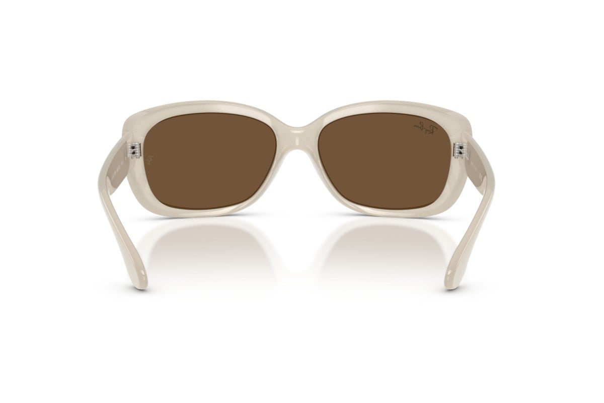 OCCHIALE DA SOLE DONNA | RAY-BAN RB 4101 - JACKIE OHH 688753 AVORIO OPALE - CALIBRO 58