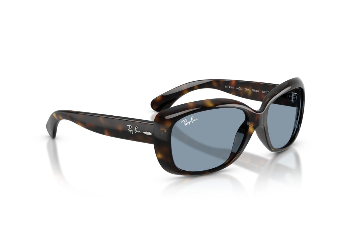 OCCHIALE DA SOLE DONNA | RAY-BAN RB 4101 - JACKIE OHH 710/56 AVANA CHIARA - CALIBRO 58