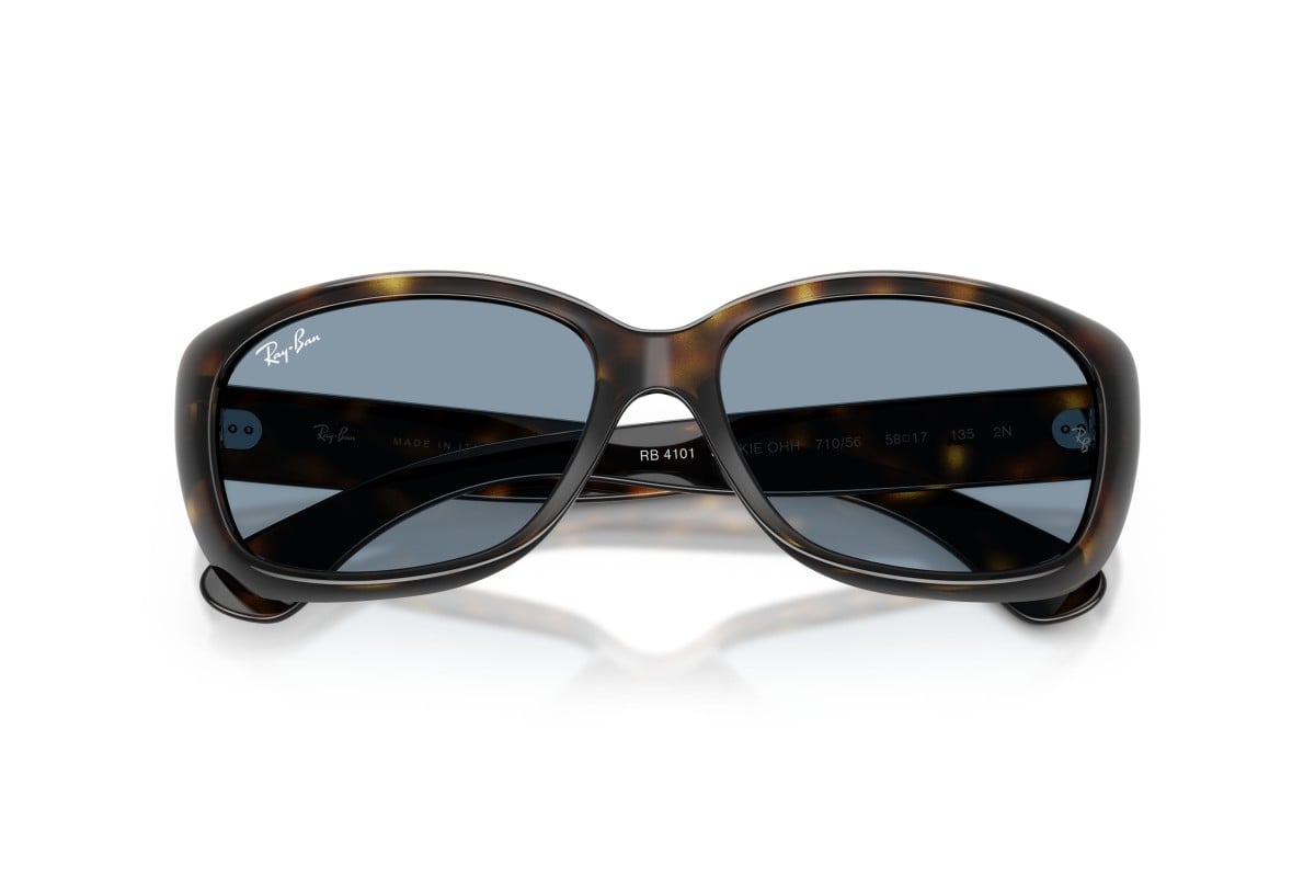 OCCHIALE DA SOLE DONNA | RAY-BAN RB 4101 - JACKIE OHH 710/56 AVANA CHIARA - CALIBRO 58