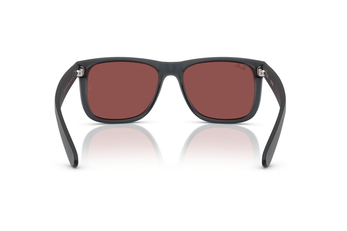 MEN'S SUNGLASSES RAY-BAN RB 4165 JUSTIN 6596T3 TRANSPARENT BLUE SIZE 55 