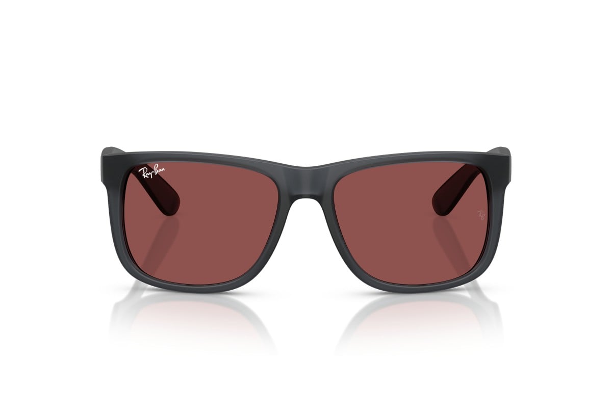 MEN'S SUNGLASSES RAY-BAN RB 4165 JUSTIN 6596T3 TRANSPARENT BLUE SIZE 55 