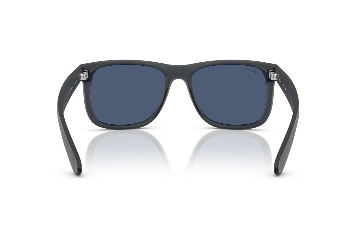 MEN'S SUNGLASSES RAY-BAN RB 4165 JUSTIN 6596T3 TRANSPARENT BLUE SIZE 55 