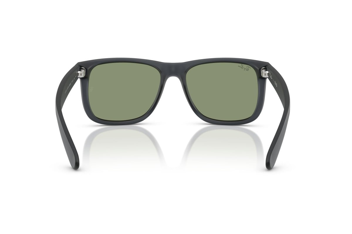 MEN'S SUNGLASSES RAY-BAN RB 4165 JUSTIN 6596T3 TRANSPARENT BLUE SIZE 55 