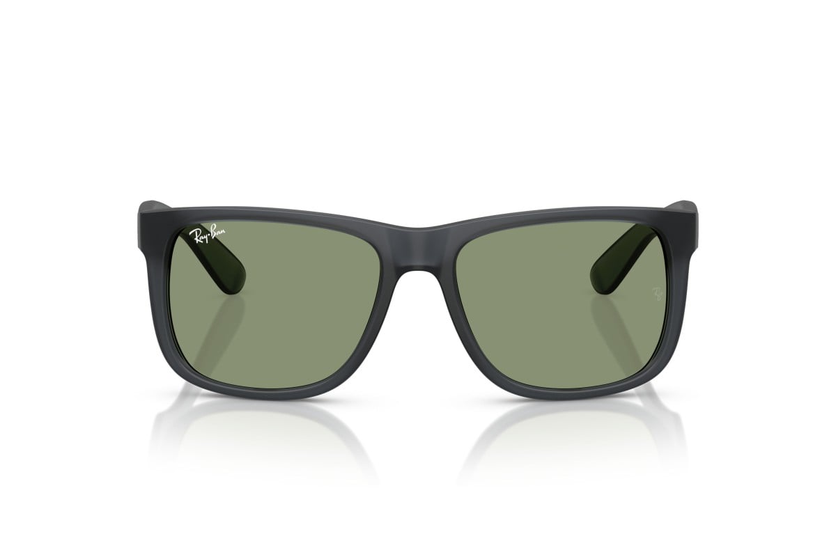 MEN'S SUNGLASSES RAY-BAN RB 4165 JUSTIN 6596T3 TRANSPARENT BLUE SIZE 55 