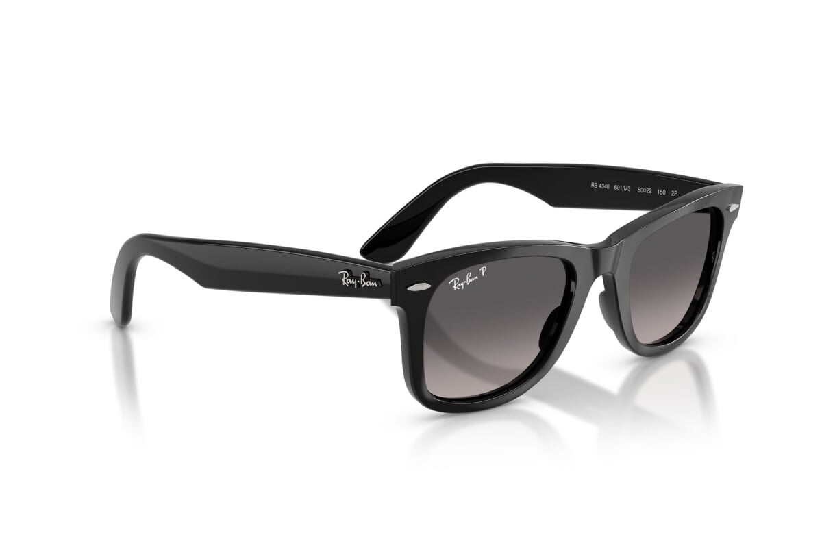 OCCHIALE DA SOLE UNISEX RAY-BAN RB 4340 - WAYFARER EASE 601/M3 NERO - TAGLIA 50