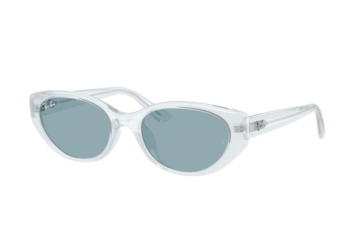 OCCHIALE DA SOLE UNISEX | RAY-BAN RB 4457D - 687280 GHIACCIO TRASPARENTE - CALIBRO 55