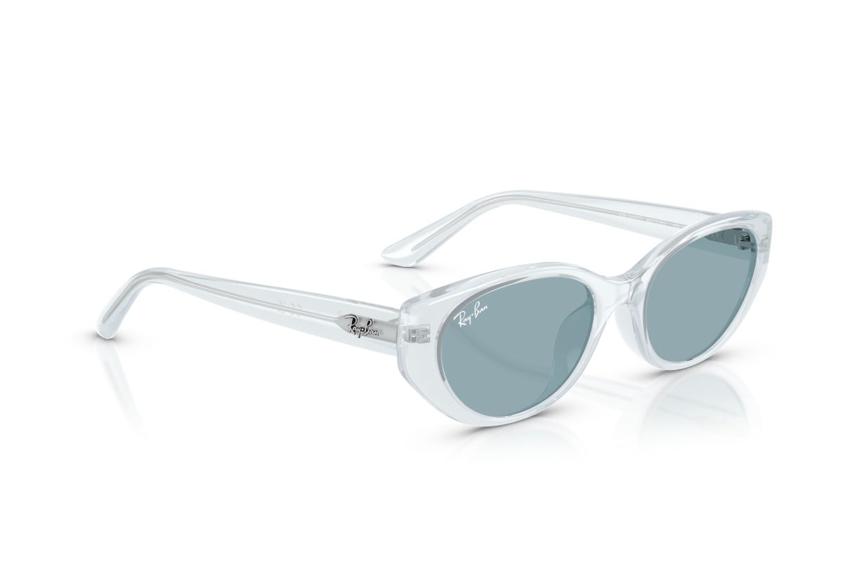 OCCHIALE DA SOLE UNISEX | RAY-BAN RB 4457D - 687280 GHIACCIO TRASPARENTE - CALIBRO 55