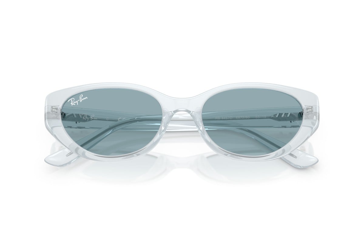 OCCHIALE DA SOLE UNISEX | RAY-BAN RB 4457D - 687280 GHIACCIO TRASPARENTE - CALIBRO 55