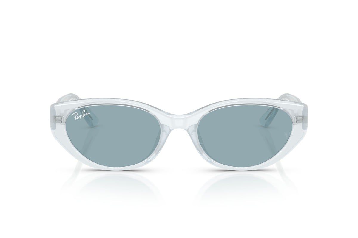 OCCHIALE DA SOLE UNISEX | RAY-BAN RB 4457D - 687280 GHIACCIO TRASPARENTE - CALIBRO 55