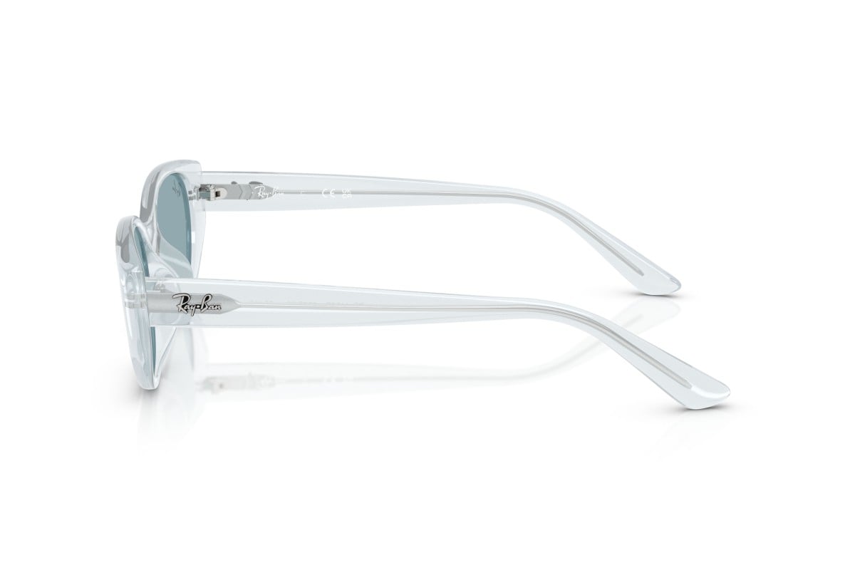 OCCHIALE DA SOLE UNISEX | RAY-BAN RB 4457D - 687280 GHIACCIO TRASPARENTE - CALIBRO 55