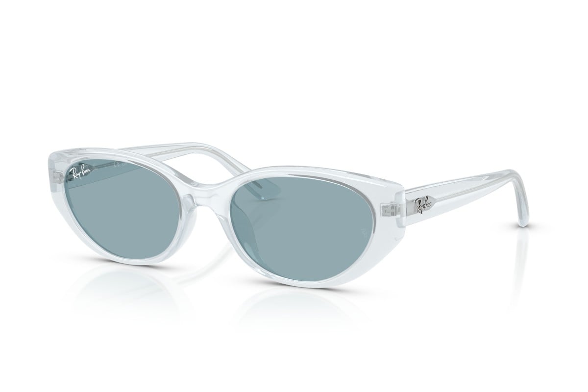 OCCHIALE DA SOLE UNISEX | RAY-BAN RB 4457D - 687280 GHIACCIO TRASPARENTE - CALIBRO 55